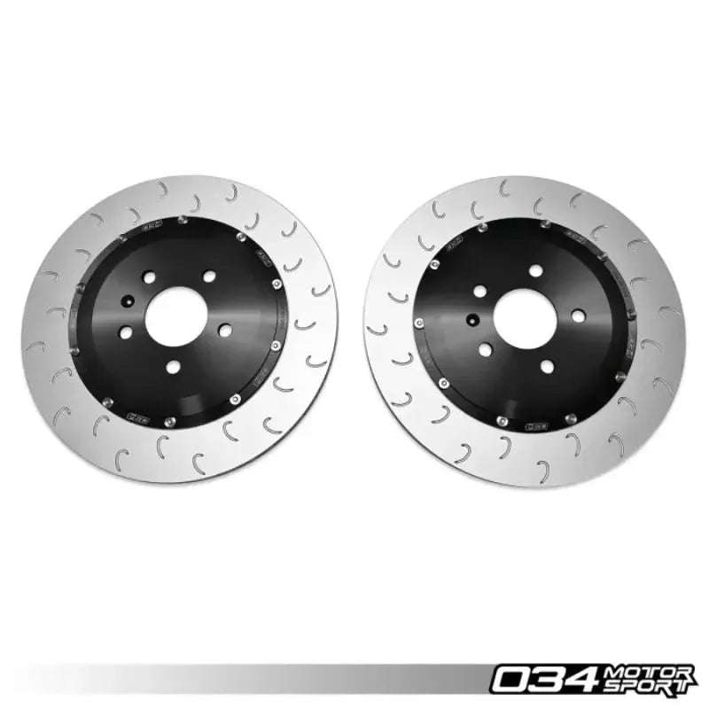 034 Motorsport 350x22mm 2-Piece Floating Rear Brake Rotor Upgrade Kit Audi S6 | S7 | RS6 | RS7 | A8 | S8 2011-2018